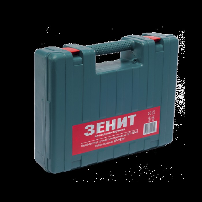 Перфоратор Зеніт ЗП-9824, SDS-plus, 3 режими, 980 Вт, 1050 об/хв, 5800 уд/хв, 2.6 Дж, кейс, набір буров
