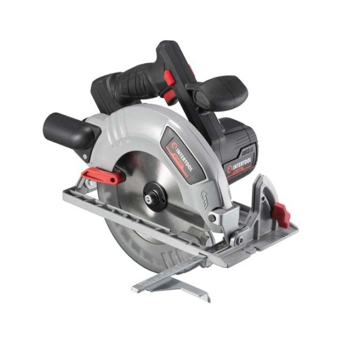 Пила дисковая аккумуляторная с бесщеточным двигателем INTERTOOL WT-0371, 20 В, диск 190 мм., без АКБ и ЗУ