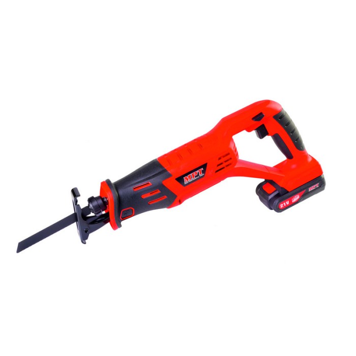 Пила шабельна акумуляторна MPT MCRS2105.A1, 21 V Li-ion, 1.5 Ач, 0-3000 об/хв., 150/5 мм, кейс