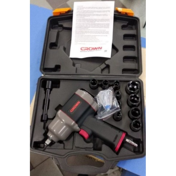 Пневматичний ударний гайковерт CROWN CT38115 BMC