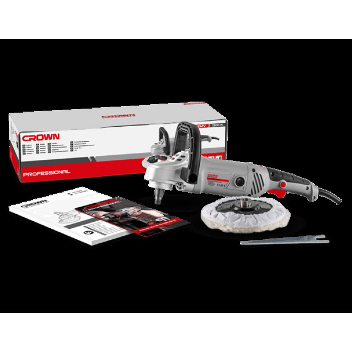 Полірувальна машина CROWN CT13302MV