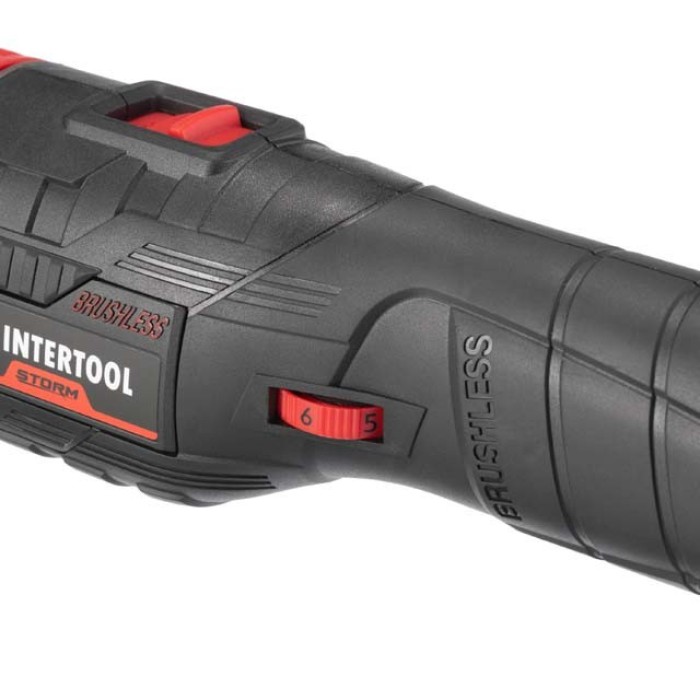 Реноватор аккумуляторный с бесщеточным двигателем INTERTOOL WT-0369, 20 В, 8000-20000 об/мин, без ЗУ и АКБ