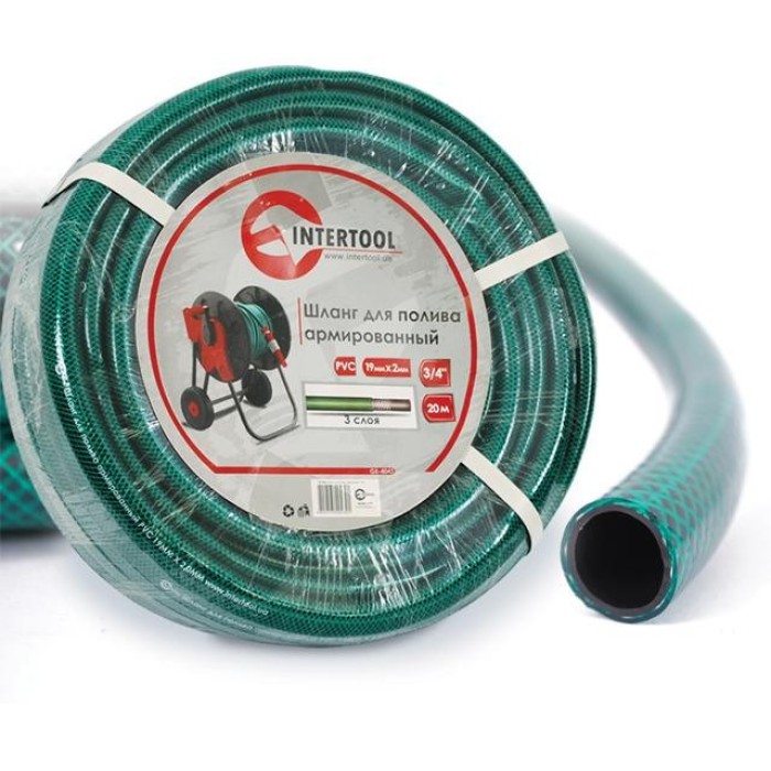 Шланг для поливу 3-х шаровий INTERTOOL GE-4043, 3/4