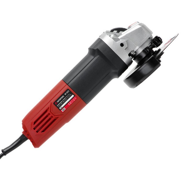Шліфмашина кутова (болгарка) INTERTOOL WT-0223, 1100Вт, діаметр кола 125мм, 3000-12000 об/хв