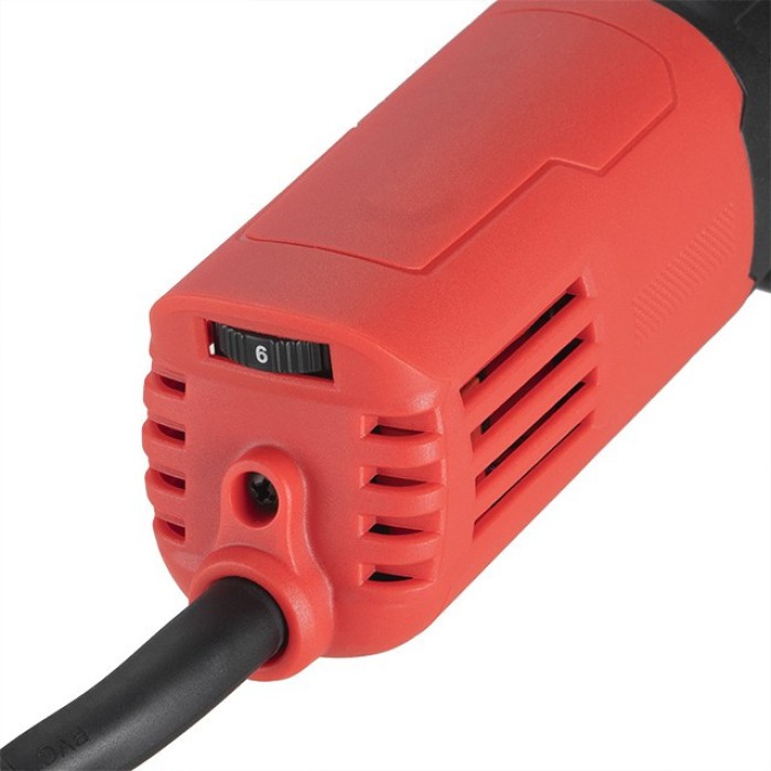 Шлифмашина угловая Intertool WT-0235, 1200 Вт, 6000-12200 об/мин, система стабилизации оборотов