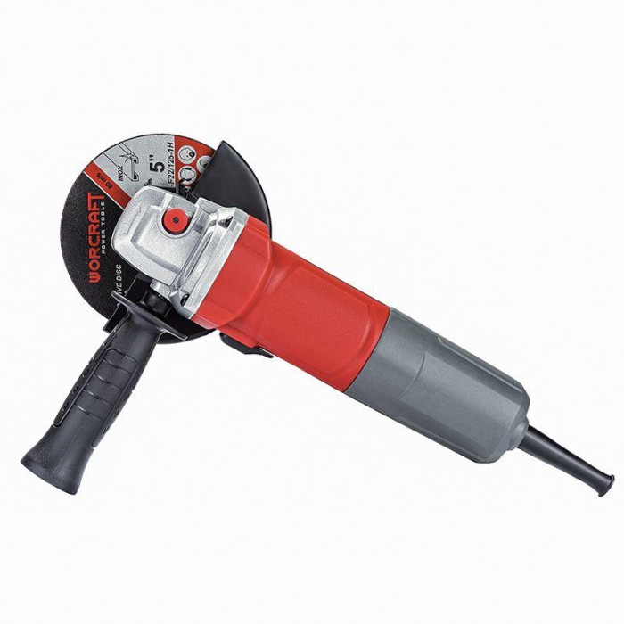 Шлифмашина угловая WORCRAFT AG08-125PS (125 мм, 850 Вт, 0 - 11 000 об/мин)