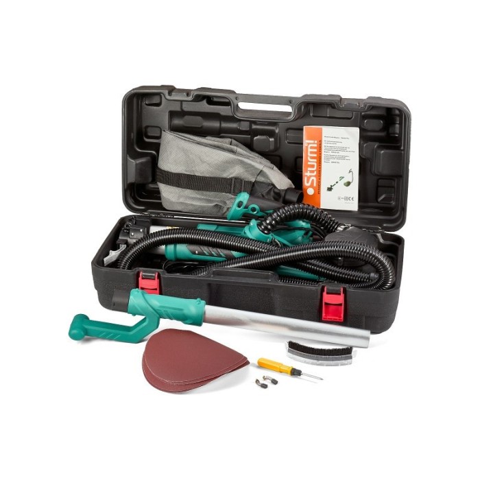 Шліфувальна машина для стін і стелі Sturm DWS6075SL, 750 Вт, 750-1700 об/хв, телескопічна ручка