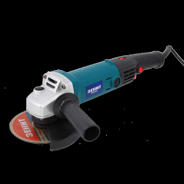Шліфувальна машина кутова (болгарка) Зеніт Профі ЗУШ-125/1100 рс, 1100 Вт, 3000-10000 об/хв, диск 125 мм