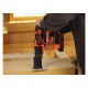Шуруповерт аккумуляторный Black+Decker MT218KB (18 В, 1.5 Ач + 2 аккумулятора, сменные насадки и кейс)