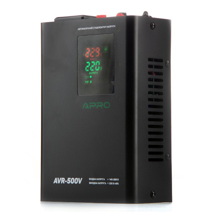 Стабілізатор напруги релейний APRO AVR-500V (підвісний)