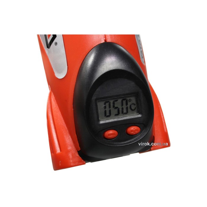 Строительный фен с LCD-дисплеем YATO YT-82293 (2 кВт 600° + аксессуары и кейс)