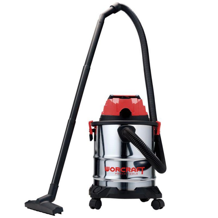 Будівельний пилосос акумуляторний Worcraft CVC-S20Li-20LA, Li-ion, 20 В, контейнер 20 л, без АКБ і ЗП