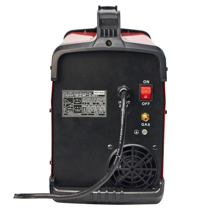 Зварювальний апарат (напівавтомат) Vitals Professional MIG 2000 LCD Alu Synergy, 230 В, 7.5 кВт