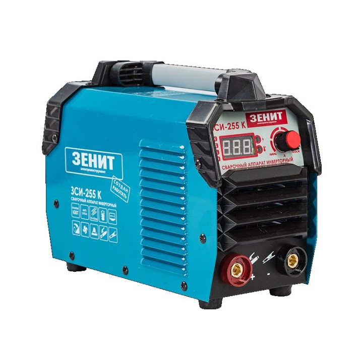 Зварювальний апарат Зеніт ЗСИ-255 K, 220В, 5.5 кВт, діапазон струму 20-255 А, діаметр електрода 1.6-4.0