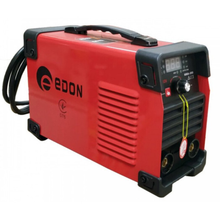 Зварювальний інверторний апарат Edon MMA 250, 5,5 кВт, ККД 85%, робочий цикл 60%, електрод 5 мм, сварок. струм 250 А