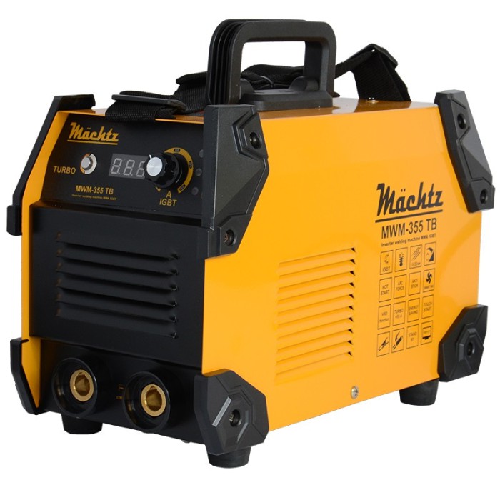 Зварювальний інверторний апарат Machtz MWM-355 TB, 8.5 кВт, зварювальний струм 20-300 А, діаметр електрода 1.6-5.0