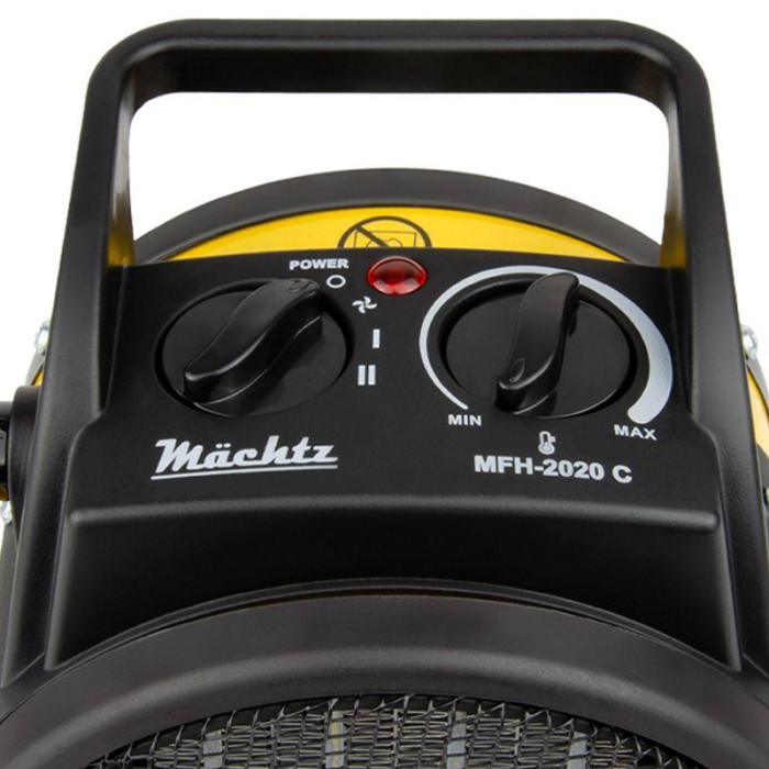 Теплова гармата (тепловентилятор) Mächtz MFH-2020 C, 2 кВт, 200 м2/год, площа обігріву 20 м2