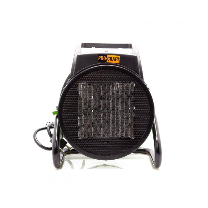 Тепловентилятор керамічний Procraft УНІВЕРСАЛЬНИЙ FP30, Рег. потужності, Компактний розмір, Захист від перегріву
