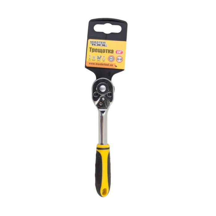 Трещотка MasterTool 78-0103, 1/4