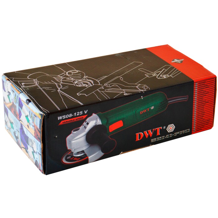 Угловая шлифмашина DWT WS08-125 V