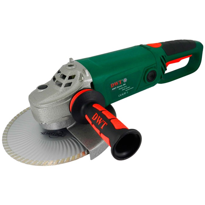 Кутова шліфувальна машина DWT WS22-230 T (230 мм, 2200 Вт)