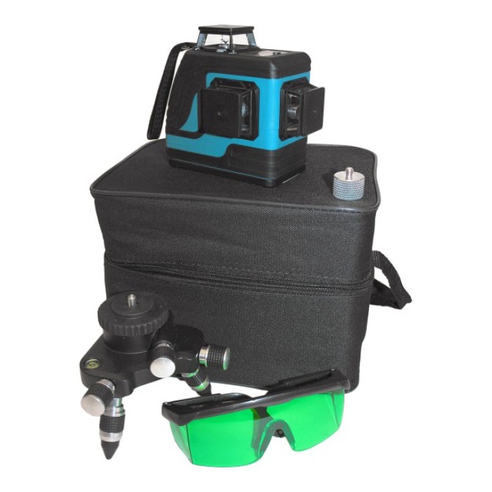 Рівень лазерний Sturm 1040-12-GL, 12 променів, Li-ion, 3D профі, зелений промінь, 532нм, дальність 20 м, кейс