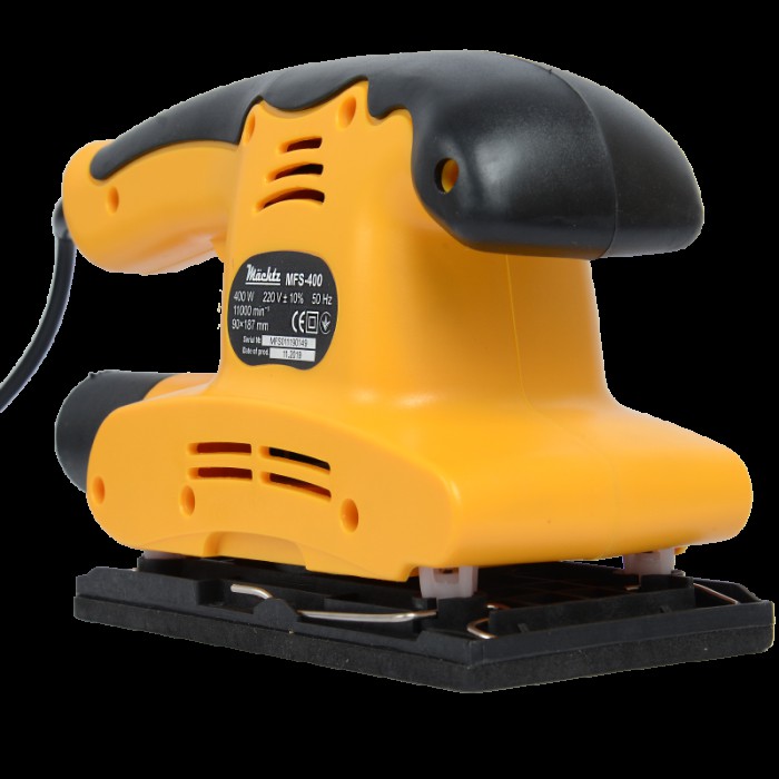 Вібраційна шліфувальна машина Machtz MFS-400, 400 Вт, 11000 об/хв, розмір платформи 90х187 мм