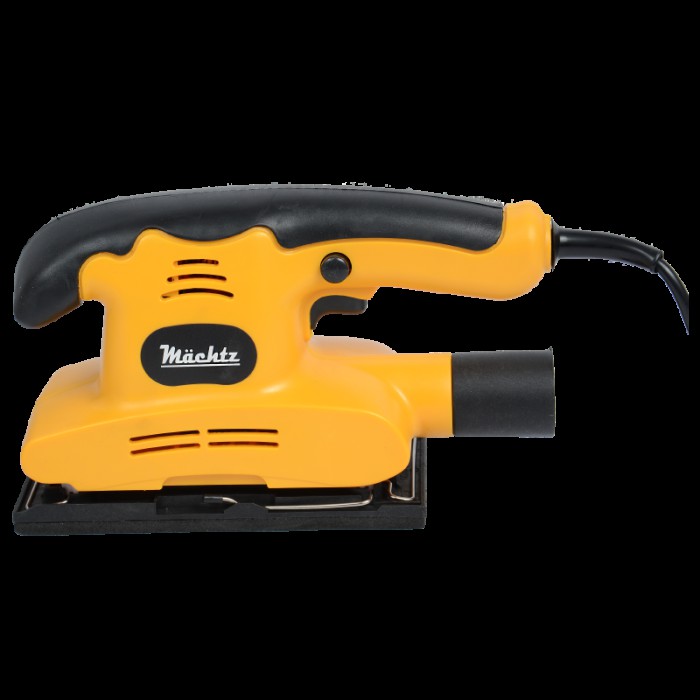 Вібраційна шліфувальна машина Machtz MFS-400, 400 Вт, 11000 об/хв, розмір платформи 90х187 мм