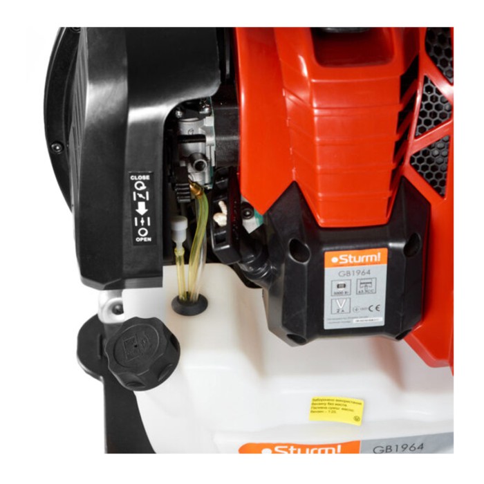 Повітродувка - пилосос бензиновий Sturm GB1964, 3000 Вт, 63 см3, продуктивність 2100 м3/год