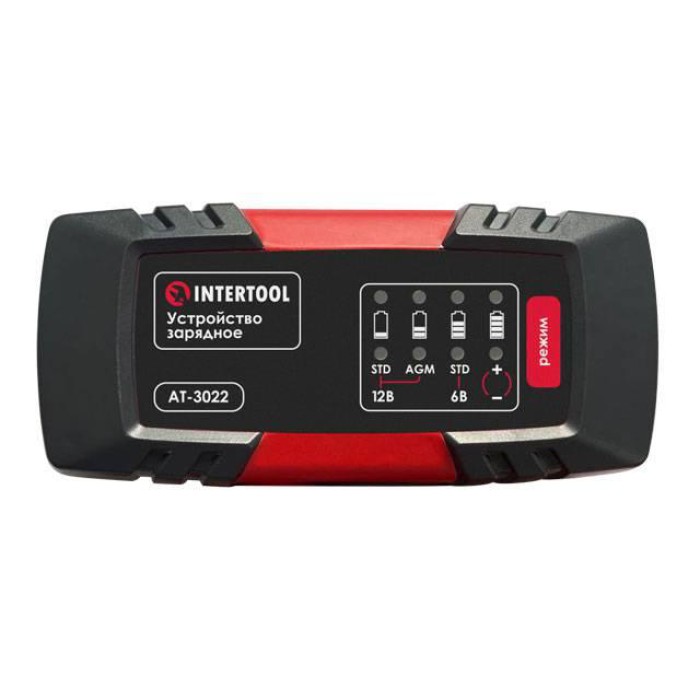 Зарядное устройство INTERTOOL AT-3022, 6/12В, 2А, 230В, 1.2-60 а/ч
