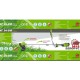 Акумуляторна безщіткова коса Білорус КГ 24-21Л (2, 2В, 5 А*ч, котушка, ніж)