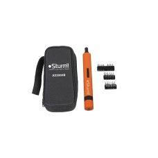 Аккумуляторная отвертка Sturm AS3503B 3,6В (2 Нм, 1,5 А/ч, 180 об/мин, LED подсветка, сумка, набор бит)