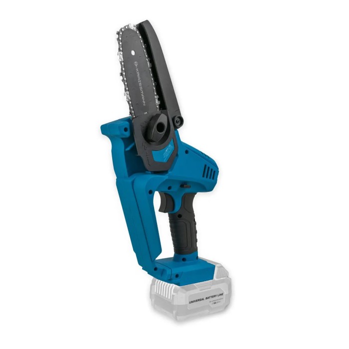 Акумуляторна ланцюгова міні-пилка KRAISSMANN 1502 AKS 20UL (20В, шина 152 мм, без АКБ та ЗУ)