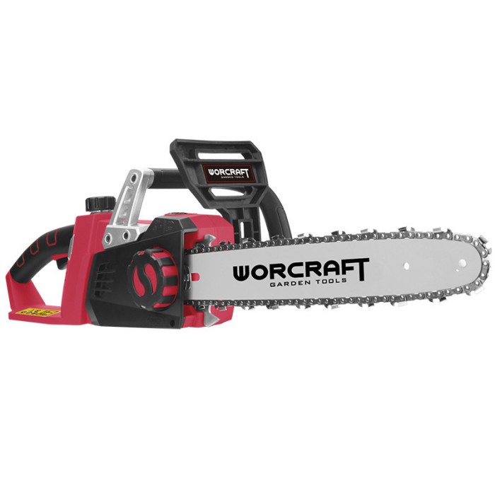 Аккумуляторная цепная пила WORCRAFT CGC-S40Li, 40 В, без акк., 4500 об/мин. шина 350 мм, плавный пуск