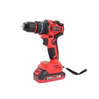 Аккумуляторный бесщеточный ударный шуруповерт Edon ED‑21PBL OL, 21В, 2 АКБ, 2 А/ч, 40 Нм,  кейс, набор бит