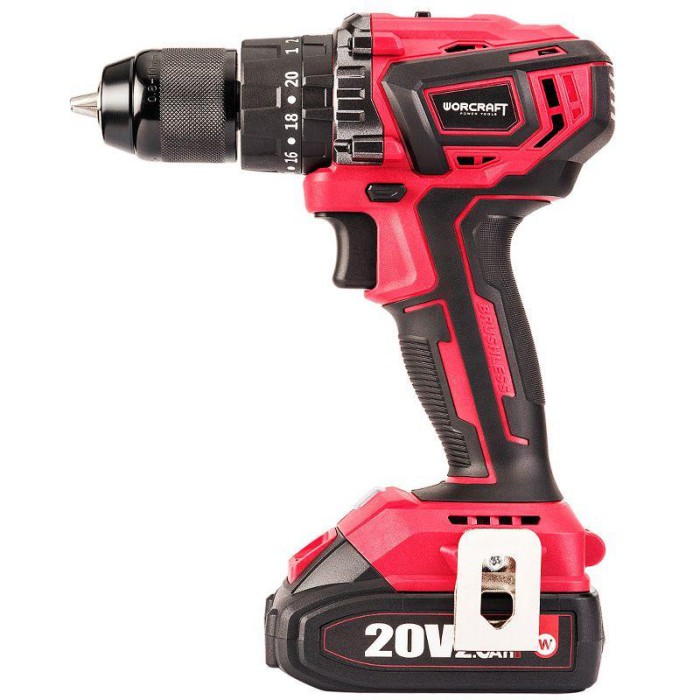 Акумуляторний ударний шурупокрут безщітковий Worcraft CHD-S20LiBAB (20 В, 2 А·год, 1 акумулятор, кейс) Акумуляторний ударний шурупокрут безщітковий Worcraft CHD-S20LiBAB (20 В, 2 А·год, 1 акумулятор, кейс)