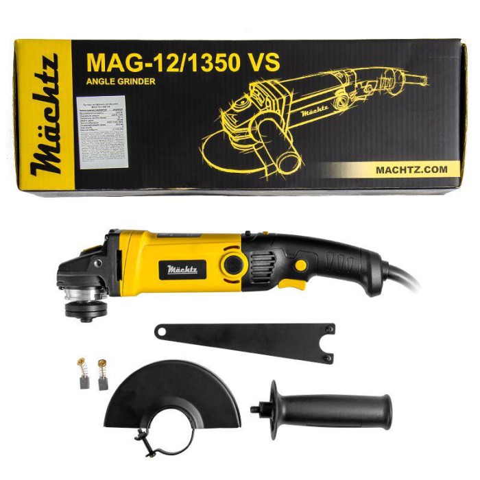 Кутова шлифмашина (болгарка) Machtz MAG-12/1350 VS