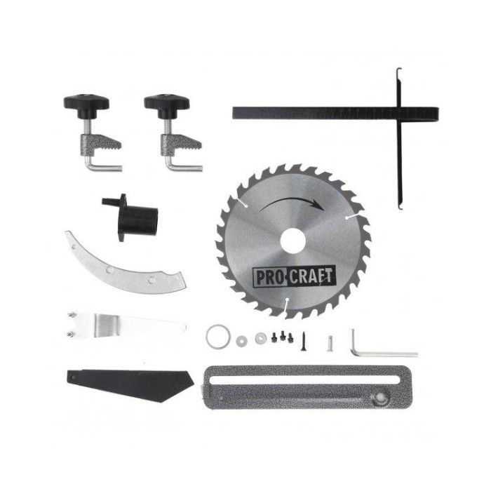 Дисковая пила Procraft KR-2500 (с креплением к столу)
