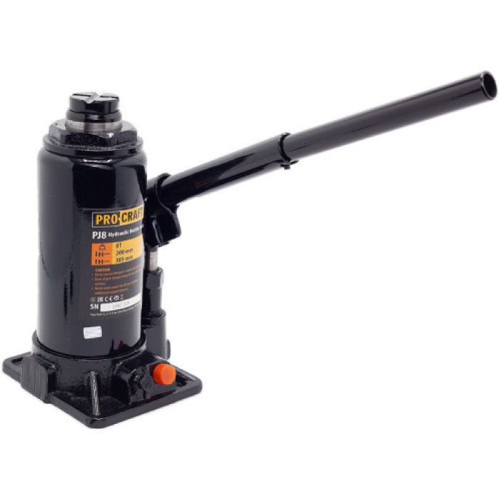 Домкрат гідравлічний Procraft PJ8 бренд UNIVERSAL  (8 т, 200-385 мм)