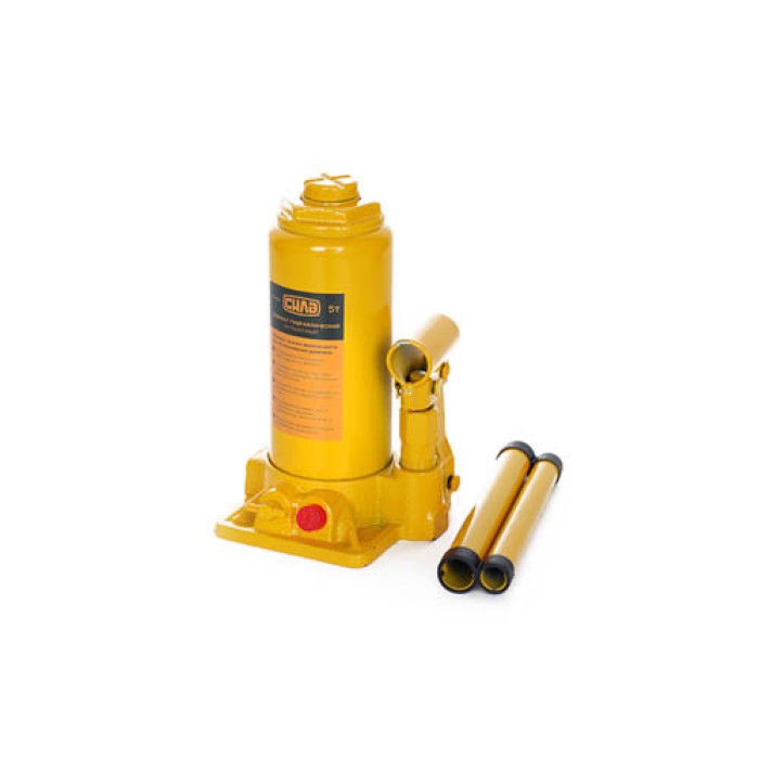 Домкрат гідравлічний пляшковий 5 т (висота підйому 200-405 мм) СИЛА
