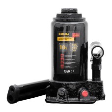 Домкрат гідравлічний пляшковий mid 10т H 195-375 мм SIGMA (6105101) Домкрат гідравлічний пляшковий mid 10т H 195-375 мм SIGMA (6105101)