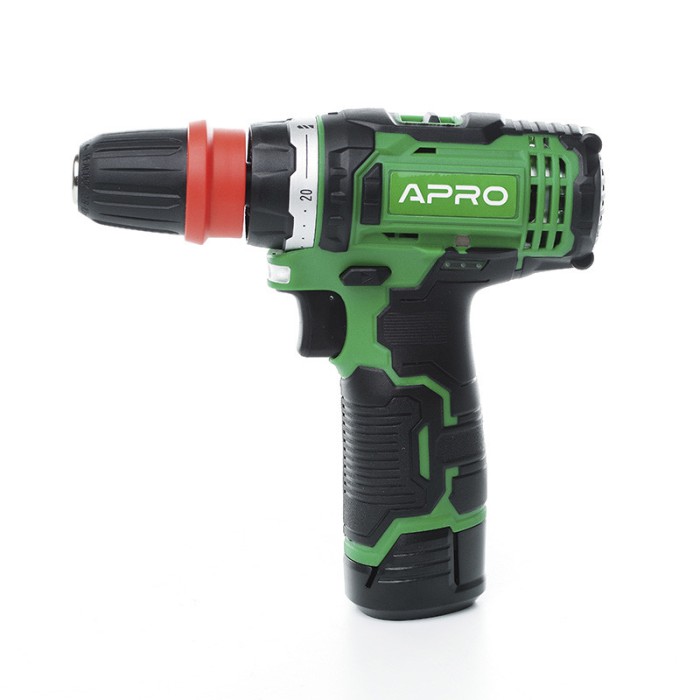 Дриль-шуруповерт, швидкознімання APRO 12В,1,5 А, 12DC, 2 АКБ, ЗУ, кейс Дриль-шуруповерт, швидкознімання APRO 12В,1,5 А, 12DC, 2 АКБ, ЗУ, кейс
