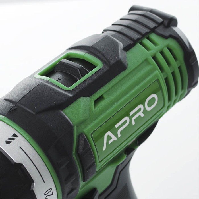 Дриль-шуруповерт, швидкознімання APRO 12В,1,5 А, 12DC, 2 АКБ, ЗУ, кейс Дриль-шуруповерт, швидкознімання APRO 12В,1,5 А, 12DC, 2 АКБ, ЗУ, кейс