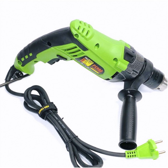 Дриль PROCRAFT PS-980 ударна функція реверс, металевий корпус редуктора, регулювання обертів) Дриль PROCRAFT PS-980 ударна функція реверс, металевий корпус редуктора, регулювання обертів)