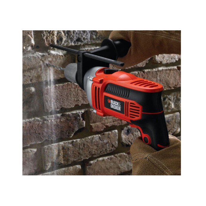 Дрель ударная Black+Decker 700 Вт BDK700K-QS
