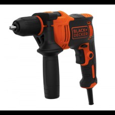 Дрель ударная Black+Decker BEH550K-QS, 550 Вт + кейс