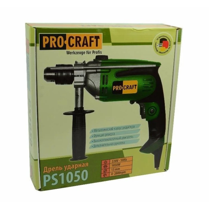 Дрель ударная PROCRAFT PS-1050