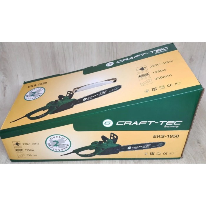 Електропила ланцюгова Craft-tec EKS-1950 (шина 35 см, 1950 Вт)