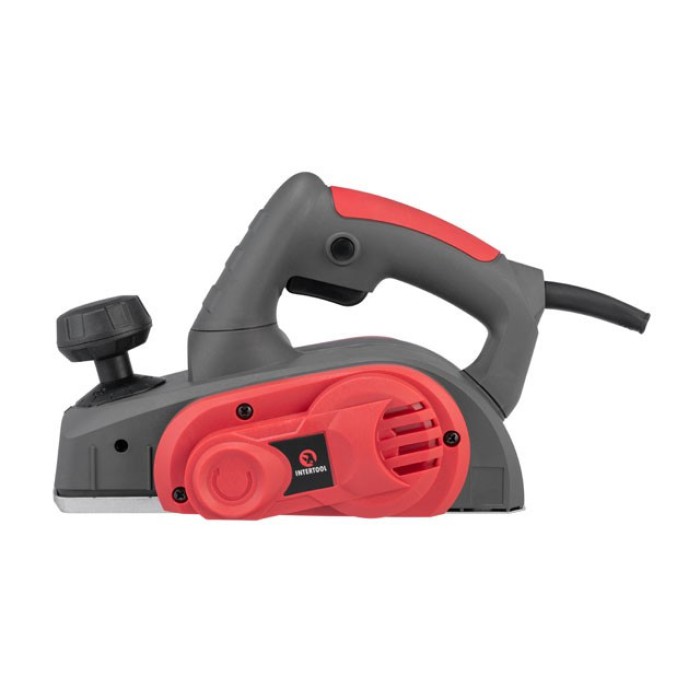 Электрорубанок INTERTOOL DT-0745, 650Вт, 16000об/мин, 0-2мм, нож 82мм