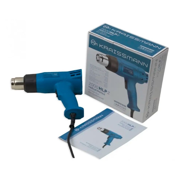 Фен будівельний KRAISSMANN 2000 HLP 2